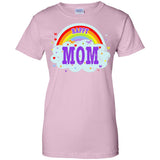 Happiest-Being-The Best Mom-T-Shirt Funny Mom T Shirt  Ladies Custom 100% Cotton T-Shirt