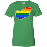 Hungary Rainbow Flag LGBT Community Pride LGBT Shirts