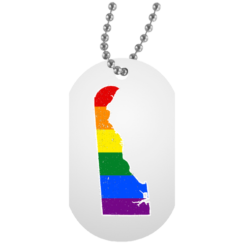 Delaware Rainbow Flag LGBT Community Pride LGBT Shirts