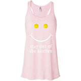 Play-Pickleball-Stay-Out-Of-The-Kitchen-Pickleball-Shirt  B8800 Bella + Canvas Flowy Racerback Tank
