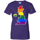 United Kingdom Rainbow Flag LGBT Community Pride LGBT Shirts