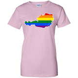 Austria Rainbow Flag LGBT Community Pride LGBT Shirts