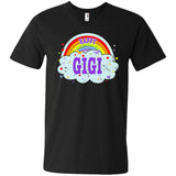 Happiest-Being-The Best Gigi-T-Shirt  Men's Printed V-Neck T