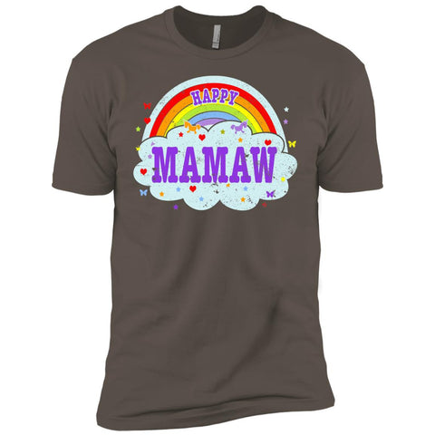 Happiest-Being-The Best Mamaw-T-Shirt  Next Level Premium Short Sleeve Tee