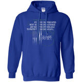 Delaware Police Support Law Enforcement The Unappreciated  G185 Gildan Pullover Hoodie 8 oz.