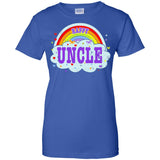 Happiest-Being-The Best Uncle T Shirt Funny Uncle T Shirt  Ladies Custom 100% Cotton T-Shirt