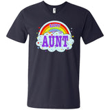 Happiest-Being-The Best Aunt-Shirt Crazy Aunt Shirt  Men's Printed V-Neck T