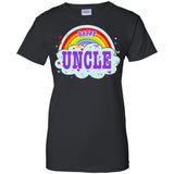 Happiest-Being-The Best Uncle T Shirt Funny Uncle T Shirt  Ladies Custom 100% Cotton T-Shirt