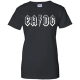 Bass Player Womens T shirt E A D G Strings of the Bass  G200L Gildan Ladies' 100% Cotton T-Shirt
