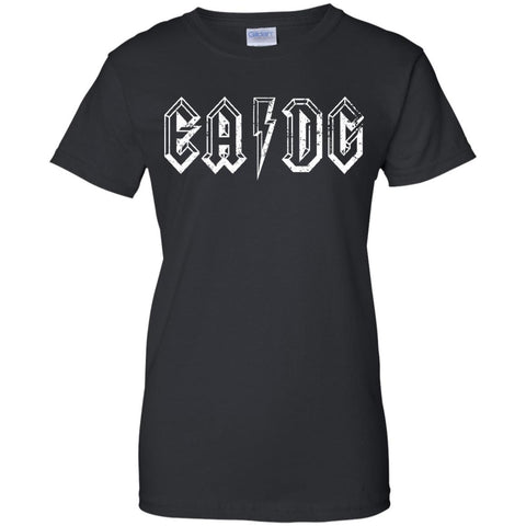 Bass Player Womens T shirt E A D G Strings of the Bass  G200L Gildan Ladies' 100% Cotton T-Shirt