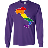 Italy Rainbow Flag LGBT Community Pride LGBT Shirts