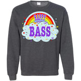 Funny-Happy-Bass-Player-T-Gift-Bassist-Gift  G180 Gildan Crewneck Pullover Sweatshirt  8 oz.