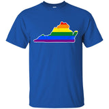 Virginia Rainbow Flag LGBT Community Pride LGBT Shirts