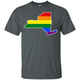 New York Rainbow Flag LGBT Community Pride LGBT Shirts
