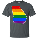 Georgia Rainbow Flag LGBT Community Pride LGBT Shirts