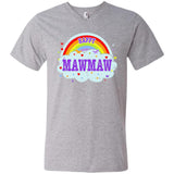 Happiest-Being-The Best Mawmaw T Shirt  Men's Printed V-Neck T