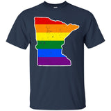 Minnesota Rainbow Flag LGBT Community Pride LGBT Shirts