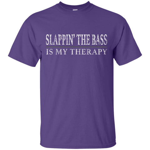Slappin’ The Bass Is My Therapy Bass Player Shirt