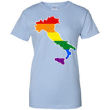 Italy Rainbow Flag LGBT Community Pride LGBT Shirts