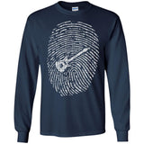 Guitar Shirt DNA  G240 Gildan LS Ultra Cotton T-Shirt
