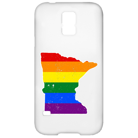 Minnesota Rainbow Flag LGBT Community Pride LGBT Shirts  Samsung Galaxy S5 Case