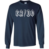 Bass Player T shirt E A D G Strings of the Bass  G240 Gildan LS Ultra Cotton T-Shirt