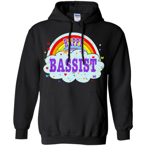 Happy-Bassist-Gift-Bass-Player-T-Gift Bass Gift  G185 Gildan Pullover Hoodie 8 oz.