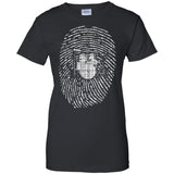 Drums Shirt DNA  G200L Gildan Ladies' 100% Cotton T-Shirt