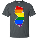 New Jersey Rainbow Flag LGBT Community Pride LGBT Shirts