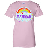 Happiest-Being-The Best Mawmaw T Shirt  Ladies Custom 100% Cotton T-Shirt