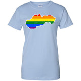 Slovakia Rainbow Flag LGBT Community Pride LGBT Shirts