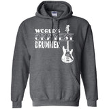 Drummer Gift Worlds Okayest Drummer T Shirt  G185 Gildan Pullover Hoodie 8 oz.
