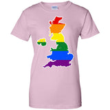 United Kingdom Rainbow Flag LGBT Community Pride LGBT Shirts