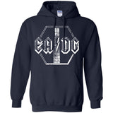 Bass Player T shirt E A D G Strings of the Bass Guitar  G185 Gildan Pullover Hoodie 8 oz.