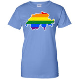 Switzerland Rainbow Flag LGBT Community Pride LGBT Shirts