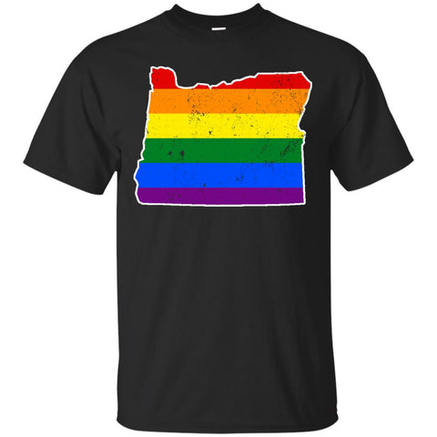 Oregon Rainbow Flag LGBT Community Pride LGBT Shirts