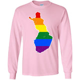 Finland Rainbow Flag LGBT Community Pride LGBT Shirts
