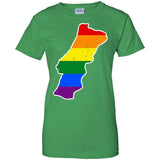 Portugal Rainbow Flag LGBT Community Pride LGBT Shirts
