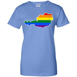 Austria Rainbow Flag LGBT Community Pride LGBT Shirts