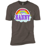 Happiest-Being-The Best Nanny-T-Shirt  Next Level Premium Short Sleeve Tee