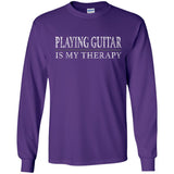 Playing Guitar My Therapy Guitar Player Shirt