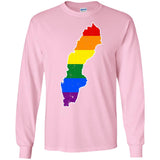 Sweden Rainbow Flag LGBT Community Pride LGBT Shirts