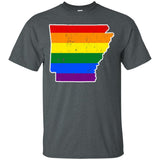Arkansas Rainbow Flag LGBT Community Pride LGBT Shirts