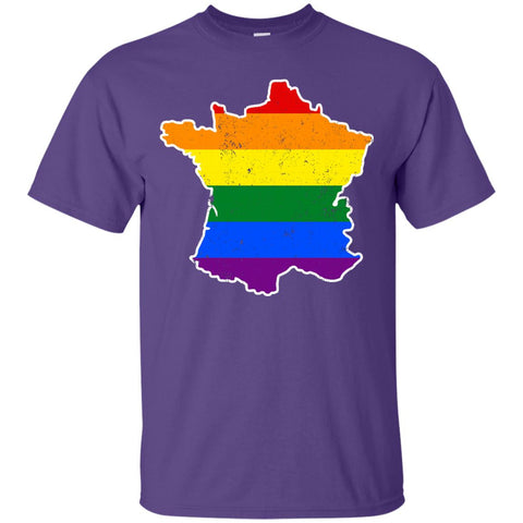 France Rainbow Flag LGBT Community Pride LGBT Shirts