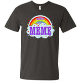 Happiest-Being-The Best Meme T Shirt  Men's Printed V-Neck T