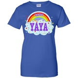 Happiest-Being-The Best Yaya-T-Shirt  Ladies Custom 100% Cotton T-Shirt