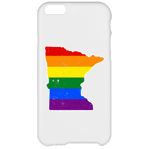 Minnesota Rainbow Flag LGBT Community Pride LGBT Shirts  iPhone 6 Plus Case