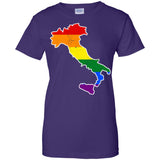 Italy Rainbow Flag LGBT Community Pride LGBT Shirts