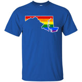 Maryland Rainbow Flag LGBT Community Pride LGBT Shirts