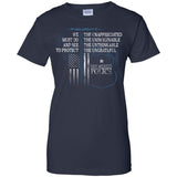 New Mexico Police Shirt Police Gifts Police Officer Gifts  G200L Gildan Ladies' 100% Cotton T-Shirt
